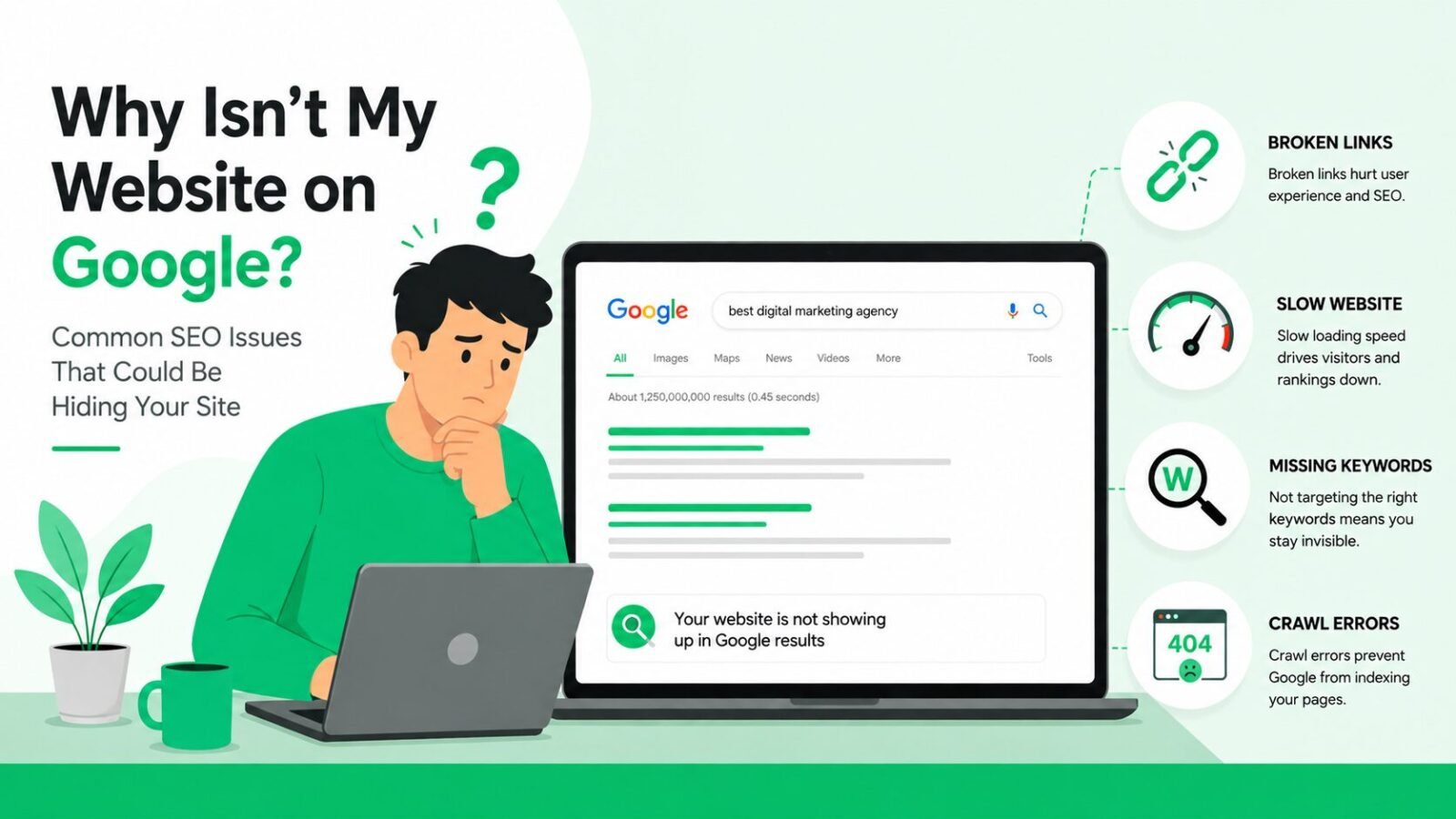 why Website Not Appearing on Google?